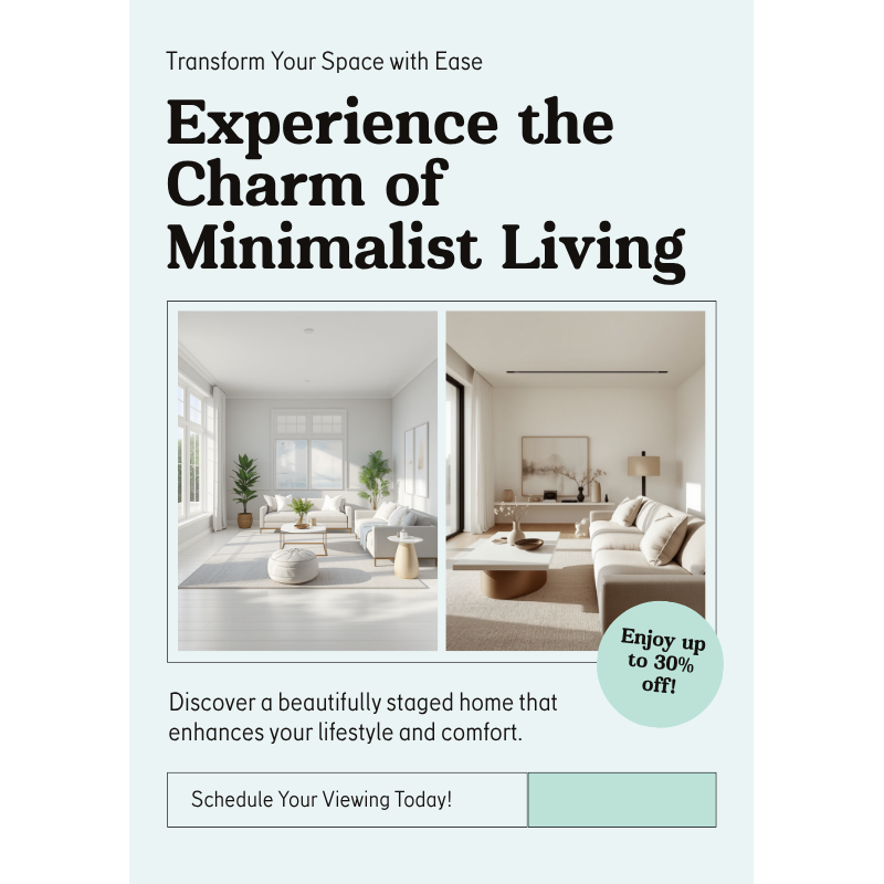 Declutter and depersonalize